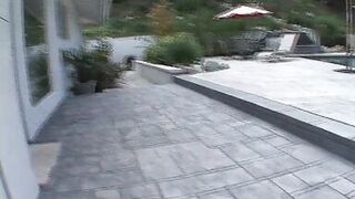 Hot blonde gets satisfied by 2 hard cocks