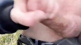 Wanking a stranger in the woods - 14 image