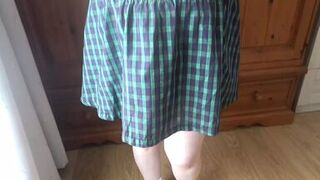 wife playing Naughty school girl - 1 image