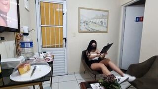 FAKE DESIGNER - Big tits Brunette fucks with Bbc