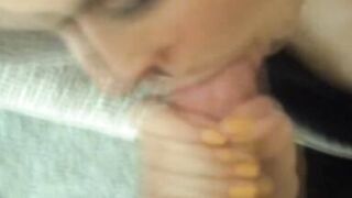 Blowjob For Her Favorite Lover Gets Messy And Wet Today - 12 image