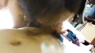 I had a Japanese mature woman give me a blowjob, handjob, ball licking, nipple licking, and foot licking - 5 image