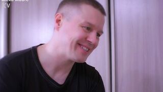 Lecherous girl pegging her husband's and gets cumshot.