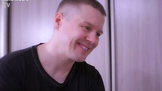 Lecherous girl pegging her husband's and gets cumshot.