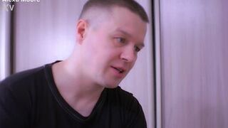 Lecherous girl pegging her husband's and gets cumshot.