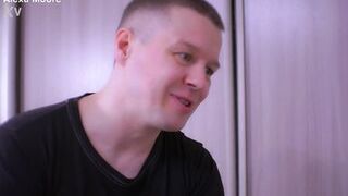 Lecherous girl pegging her husband's and gets cumshot.