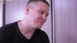 Lecherous girl pegging her husband's and gets cumshot.