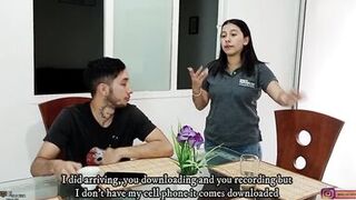 Petite Latina is fucked by her boyfriend until she squirts - Porn in Spanish