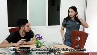 Petite Latina is fucked by her boyfriend until she squirts - Porn in Spanish