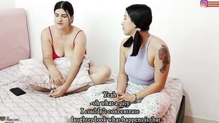 Sexy lesbian stepmom with big tits fucks a inexperienced girl - Porn in Spanish